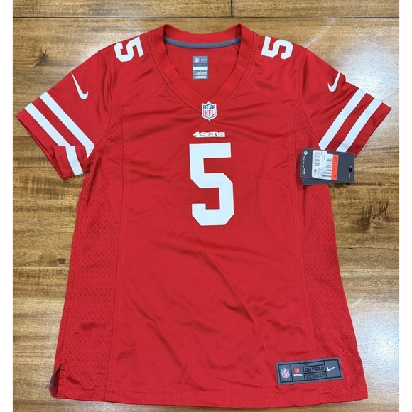 Nike Tops - Trey Lance #5 San Francisco 49ers NIKE Football Jersey Women's Size Large NWT